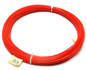 AWM 1180 Style 22AWG Red PTFE Silver Plated Copper Wire, 100ft