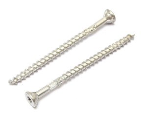 Hillman PowerPro 48628V4 #10 x 3" S/S Star Flathead Wood Screws, 5lbs
