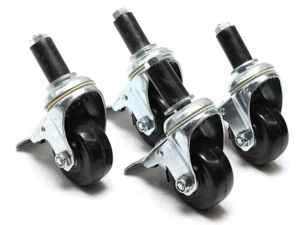 1" Expanding Post Caster Set, 4pcs