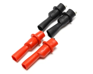 Gator Clip, 2.5in Length With Red/Black Boot, 4pcs