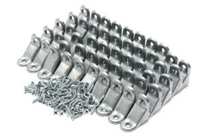 Furniture Corner Brace w/ Hardware, 50pk