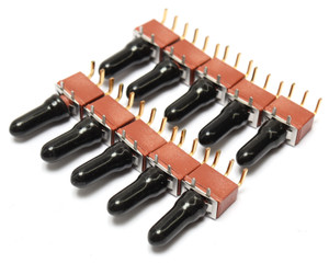 C&K Switches 611-E121-002 Push Button Switch, SPDT, ON-ON, 10pk