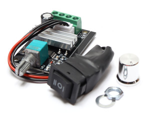 80W PWM DC Motor Control with Reversing Switch