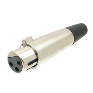 3 Pin Female XLR Microphone Connector