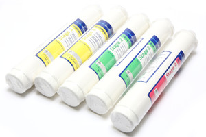 Pure Blue H2O Reverse Osmosis Filter System Replacement Filters, 5pk