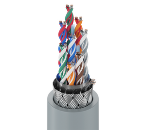 Belden 8108 24/8 RS-232/422 Twisted-Pair PVC Jacketed Cable, 100ft