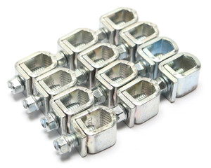 M6 Cage Terminal For Electric Meter Connection Assembly, Large, 12pc