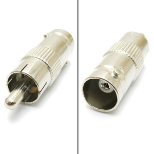 BNC Female to RCA Male Adapter BNC Female to RCA Male Adapter