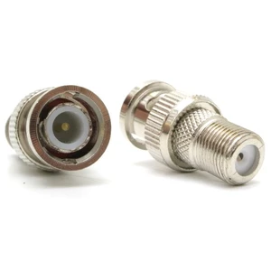 Coaxial Adapter BNC Male to Female F Connector