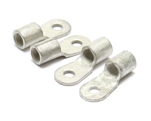 8 AWG Ring Terminal Non-Insulated #6 Ring Terminals, 4pc