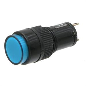 Round Mini Panel Light, 12 Volt DC Blue Round Mini Panel Light, 12 Volt DC Blue