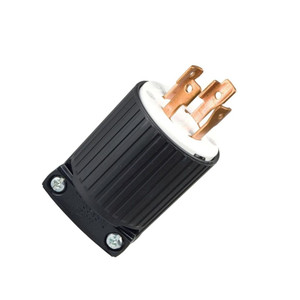 Inline Locking Male Plug 20 Amp 125/250V 4-Wire Inline Locking Male Plug 20 Amp 125/250V 4-Wire