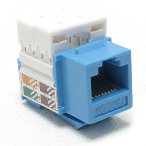 CAT 5e Keystone Jack Blue CAT 5e Keystone Jack Blue