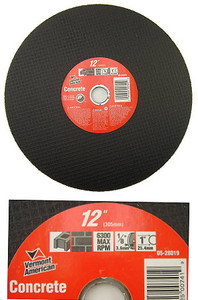 12 Inch Abrasive Cutting Blade Wheel for Cutting Masonry / Concrete 12 Inch Abrasive Cutting Blade Wheel for Cutting Masonry / Concrete