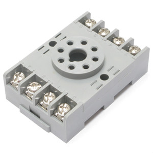 8 Pin Octal Relay Socket, DIN Mount