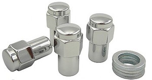 Chrome Plated 12mm X 1.5 Mag Wheel 4D Lug Nuts Chrome Plated 12mm X 1.5 Mag Wheel 4D Lug Nuts