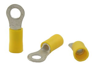 12 - 10 AWG Ring Terminal, #10 - 100 Pieces 12 - 10 AWG Ring Terminal, #10 - 100 Pieces