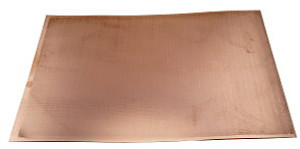Copper Clad Circuit Board - 18 Inch x 12 Inch Thickness: 0.010 Inch Copper Clad Circuit Board - 18 Inch x 12 Inch Thickness: 0.010 Inch