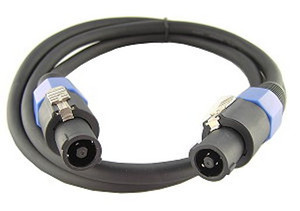 Professional Speaker Cable - 4 Conductor - Male to Male SPKN 15 Foot Professional Speaker Cable - 4 Conductor - Male to Male SPKN 15 Foot
