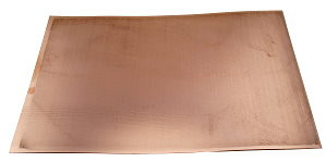 Double Sided Copper Clad Circuit Board - 18 Inch x 12 Inch x 0.005 Inch