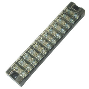 12 Position Covered Terminal / Barrier Strip, Double Row 12 Position Covered Terminal / Barrier Strip, Double Row