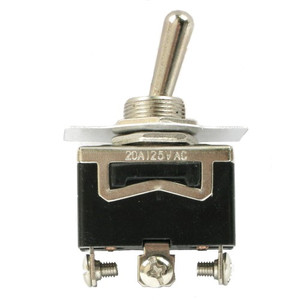 SPDT On-On Toggle Switch, Screw Terminals - 20A SPDT On-On Toggle Switch, Screw Terminals - 20A