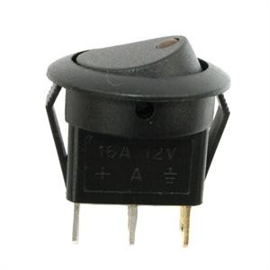 LED Illuminated Automotive Rocker Switch, Blue