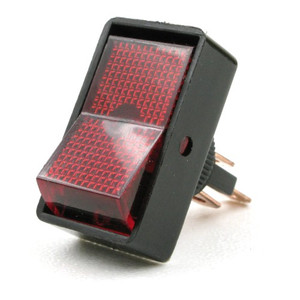 Lighted 12V Rocker Switch SPST 20 Amp Red Lighted 12V Rocker Switch SPST 20 Amp Red