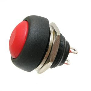Miniature Red Push Button Switch SPST Miniature Red Push Button Switch SPST
