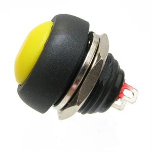 Miniature Yellow Push Button Switch SPST Miniature Yellow Push Button Switch SPST