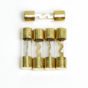 5 Pack AGU 40 AMP Fuse Gold Plated
