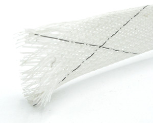 Flexo Sleeving - 3/4 Inch White with 2 Black Traces