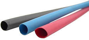 Heat Shrinkable Tubing 1/4" x 4' Red