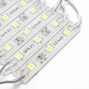 White LED Module with 3 Piece 5050 LED's per Module White LED Module with 3 Piece 5050 LED's per Module