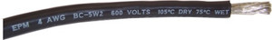 4 AWG Boat / Marine Cable, Black