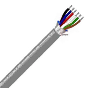 6 Conductor 24 AWG with Overall Shield Cable, Type CMR Belden Equivalent 9536 - 500 Foot