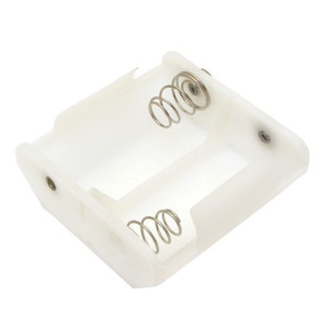 Battery Holder, 2 D Cell, with Snap Terminals, 3 Volt DC Battery Holder, 2 D Cell, with Snap Terminals, 3 Volt DC