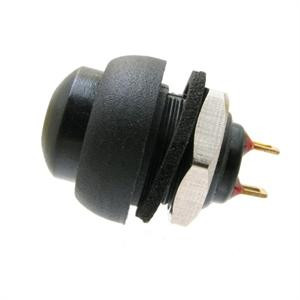 Miniature Black Push Button Switch SPST