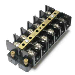 6 Position Terminal / Barrier Strip 600 Volt, Marathon 1706