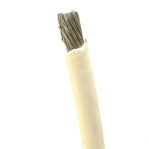 4AWG Airframe Wire, White M81044/9-4-9