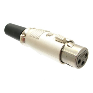 3-Pin Female XLR Microphone Connector 3-Pin Female XLR Microphone Connector