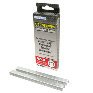 1/4" Heavy Duty Staples No.4 1/4" Heavy Duty Staples No.4