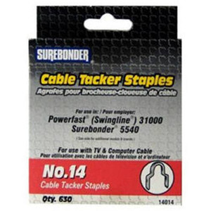 1/4 Inch Cable Tracker Staples No.14 1/4 Inch Cable Tracker Staples No.14