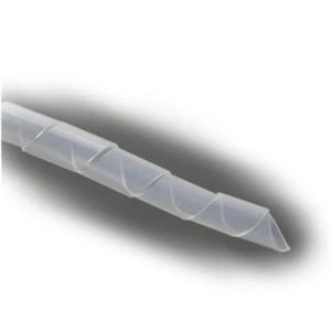 Spiral Wrap, 5/16 Inch x 30 Foot Nylon - White