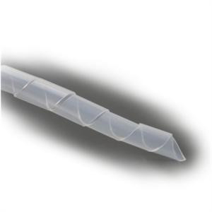 Spiral Wrap, 5/16 Inch x 30 Foot Nylon - White