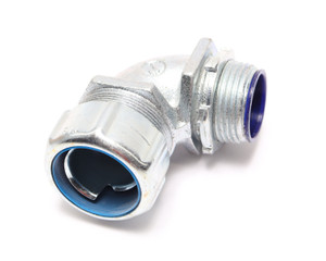 1 Inch Insulated Liquid-Tight Connector - 90 degree 1 Inch Insulated Liquid-Tight Connector - 90 degree