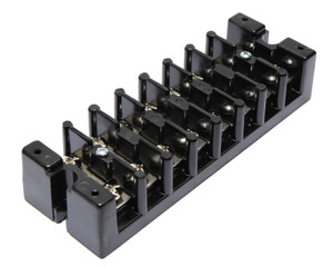 Marathon 1508STD 8-position 600V, 75 Amp Barrier Terminal Block, Screw Terminal