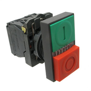 Double-Headed Push Button Switch, Momentary with LED Light