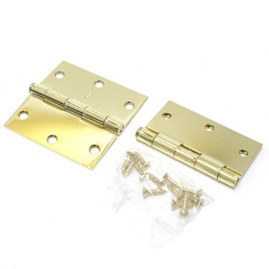 Door Hinge Brass Plated 3.5 Inch