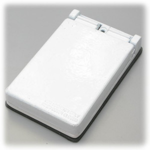 Cover Single Gang GFCI Decorator White Cover Single Gang GFCI Decorator White
